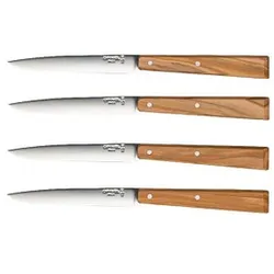 4 OPINEL Kochmesser Bon Appetit silber, braun glatt