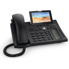snom D385 VoIP Telefon schwarz
