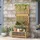 Outsunny Pflanzentreppe 75 x 50 x 166 cm Gelb