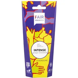 «Intense» vegane und stark genoppte Fair-Trade-Kondome (10 Kondome) 10 St