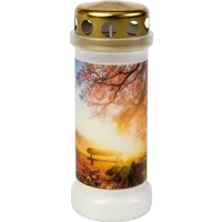 Bolsius Dauerbrenner Nr. 6 Herbst 17,3 cm weiß