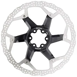 Reverse Components Reverse Bremsscheibe 6-Loch Aluminium/Stahl schwarz/silber