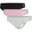 Tanga 3 St grau/pink/schwarz XS