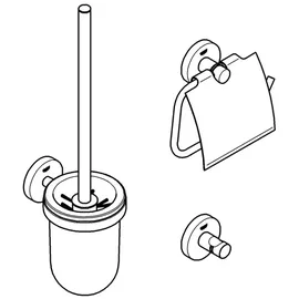 Grohe Badaccessoire-Set Weiß