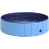 Hundepool mit Wasserablassventil blau 120 x 30 cm (ØxH)