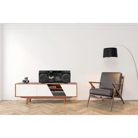 Medion P66538 Kassettenrecorder (Retro Ghettoblaster mit CD-Player, 80er, groß, USB, SD, CD, Kassetten MC, DAB+ Radio Teleskopantenne, Bluetooth, Kassettendeck, Aufnahmefunktion