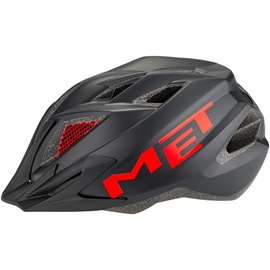 MET-Helmets Crackerjack 52-57 cm black/red 2017