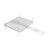Sauvic Grillrost 40 x 45 cm Stahl silber