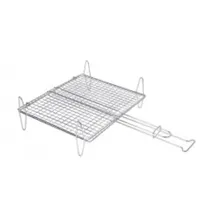 Sauvic Grillrost 40 x 45 cm Stahl silber