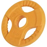 GORILLA SPORTS® Hantelscheiben - Einzeln 1,25-25kg / Set 30kg, 50mm, Gummi, mit Griff - Gewichte Hantel, Weight Plates, Gewichtsscheiben, Olympia Hantelscheibe, Langhantel Scheiben, Fitness Gewichte