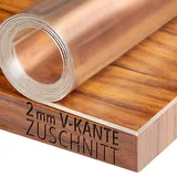 Transparente Folie 2mm abgeschrägte V Kante, glasklar und Hochglanz Schutzfolie Tischschutz Tischdecke Größe wählbar Eckig 85 x 45 cm Schutztischdecke