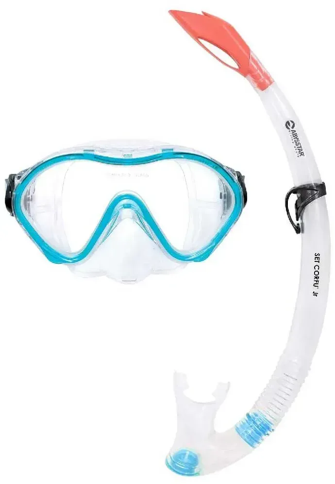 Abysstar Corfú Schnorchelset - Clear / Acqua - One Size