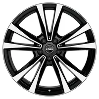Rial M12X 8,0 x 19 5 x 112 ET61 Schwarz/Weiß