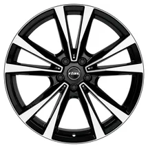 Rial M12X 8,0 x 19 5 x 112 ET61 Schwarz/Weiß