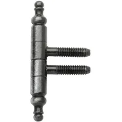 Stil Einbohr-Scharnier - schwarz gebürstet , 11 mm