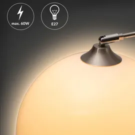 monzana Bogenlampe 190-210cm Weiß