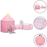 vidaXL Spielzelt mit 250 Bällen Rosa 301x120x128 cm