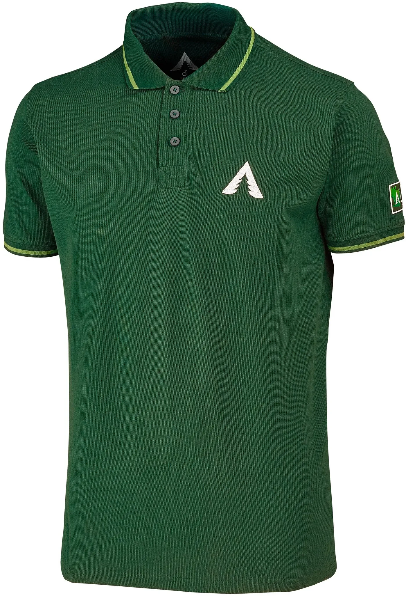 GRUBE Poloshirt, dunkelgrün, S