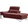 Egoitaliano "Princess, elegantes Designsofa mit erstklassigem Sitzkomfort", inkl. verstellbarem Kopfteil und edle Designmetallfüße rot