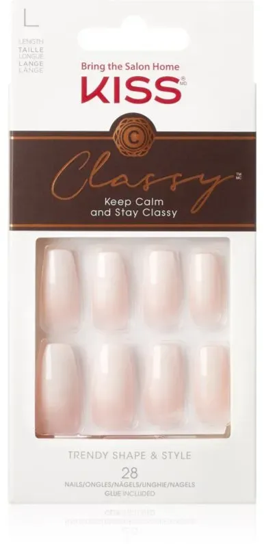 KISS Classy Nails Be-you-tiful künstliche Fingernägel Long 28 St.