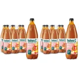 hohes C Milder Multivitamin (6 x 1l), 100% Saft, Apfel, Orange, Acerola, Mango, 7 Vitamine, ohne Zuckerzusatz laut Gesetz, weniger Säure, vegan (Packung mit 2)
