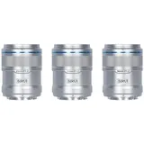 Sirui Sniper 23mm, 33mm & 56mm F1.2 Metall Kit Silber Sony E-Mount