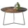 MCA Furniture MIRANDELA Braun Schwarz Mangoholz 85 x 85 x 45 cm