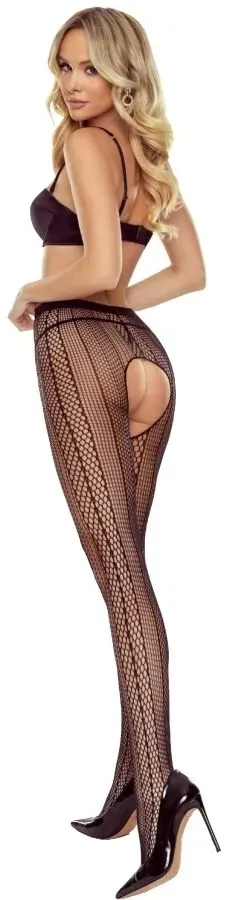 PASSION - TIOPEN 040 SCHWARZE STRUMPFHOSEN 3/4
