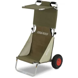 Eckla Bollerwagen faltbar Olivgrün