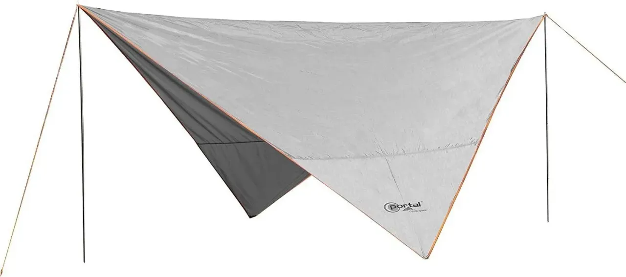 Portal TARP MESA Sonnensegel Abdeckplane Markise 350cm grau/orange