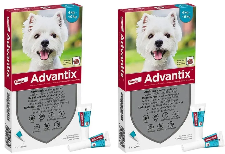 Advantix Spot-on Hund 4-10 kg Lösung