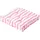 Homescapes Bodenkissen Stripes 50 x 50 cm Rosa