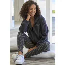LASCANA Kapuzensweatjacke Damen anthrazit Gr.36/38