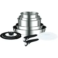 Tefal Ingenio Topf-Set:, Edelstahl, Edelstahl, 39 x 39 x 28 cm