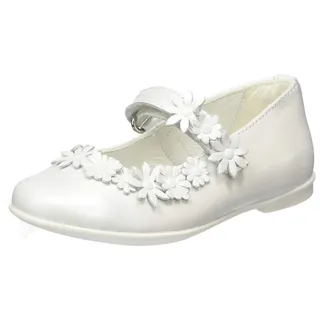 Primigi Jungen Mädchen Ballerina Bambina Mary Jane Halbschuhe, Weiß (Bianco 5437000), 32 EU - 32 EU