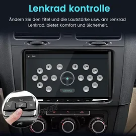 junsun Android Autoradio 4+64GB für VW Golf 7/Passat/Tiguan/Jetta/Polo/Beetle