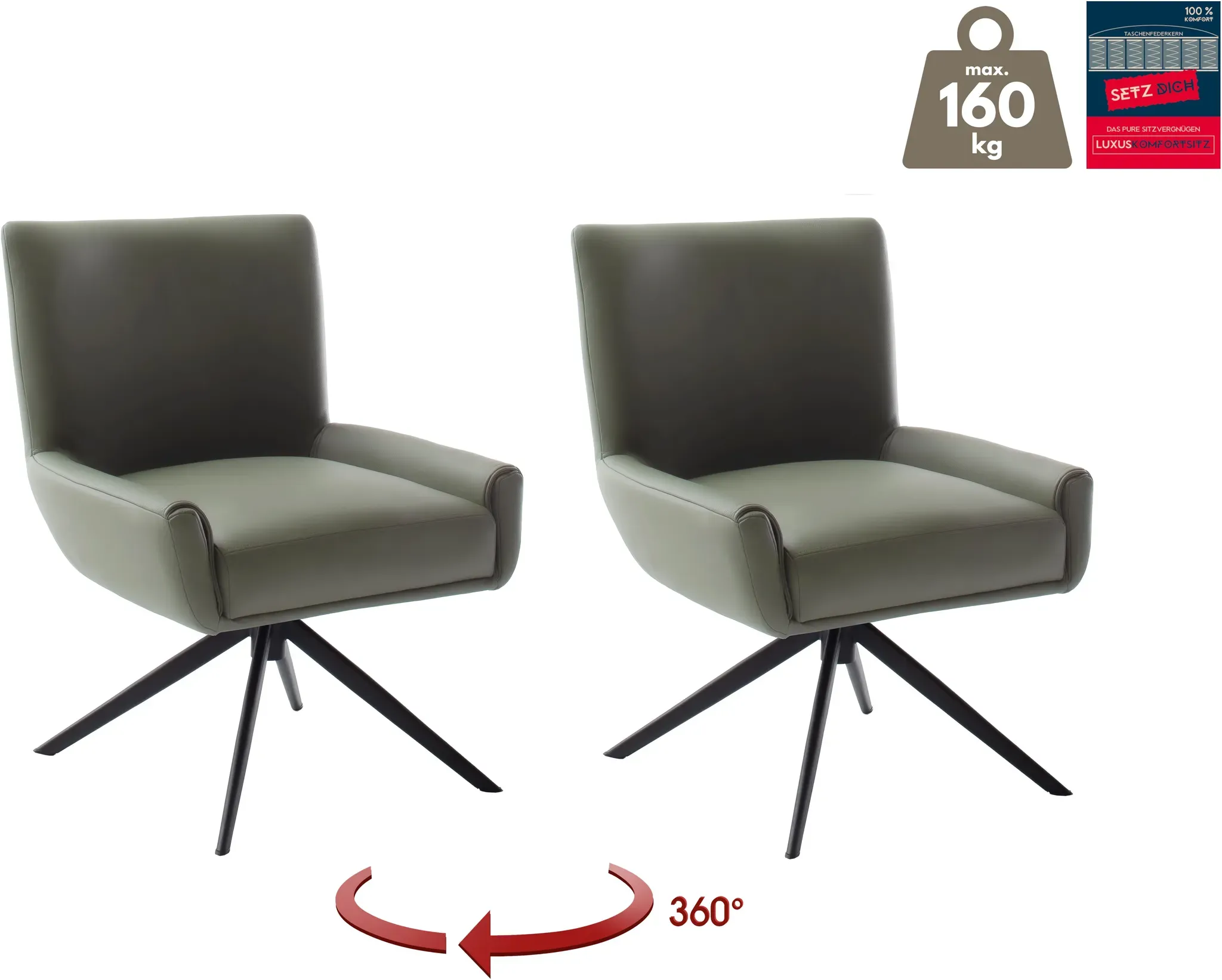 4-Fußstuhl MCA FURNITURE 