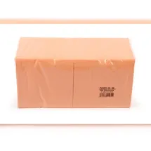Funny Tafelserviette, 1/4 Falz, apricot, 3lagig, 100% Zellstoff, 1000 Stück, (250x4)