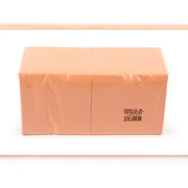 Funny Tafelserviette, 1/4 Falz, apricot, 3lagig, 100% Zellstoff, 1000 Stück, (250x4)