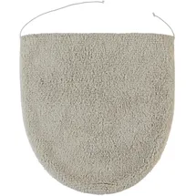 Rhomtuft Wc-Deckelbezug, Beige, Textil, 45x50 cm, Badtextilien, WC Vorleger