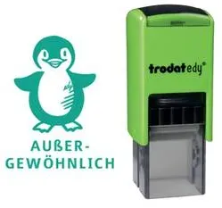 Preisvergleich Produktbild "trodat Motivationsstempel Edy \"Pinguin\", grün"