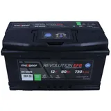 MAXGEAR REVOLUTION Starterbatterie 12V 80Ah 730 740A/EN LB4 Batterie