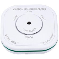OLYMPIA OFFICE CI 200 Alarmanlage (Kohlenmonoxidwarnmelder für alle Alarmanlagen, CO-Melder Alarm 85 dB) weiß