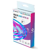 oniverse Usb-c-schnellladekabel Mit LED - White