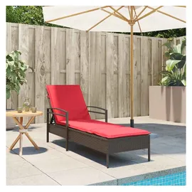 vidaXL Sonnenliege 63 x 200 x 81 cm Braun