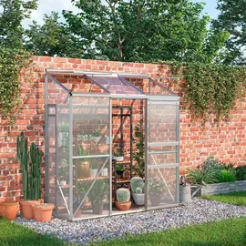 Outsunny Gewächshaus Treibhaus mit Schiebetür,