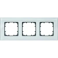 Siemens Schalterprogramm 3fach Rahmen Delta Glas 5TG12030