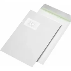 Versandtaschen, C4, hk, m.F., 90g, rec. weiß, Pck=250St, CO2-neutral