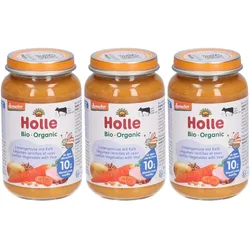 Holle Gemüse-Linsen und Kalbfleisch