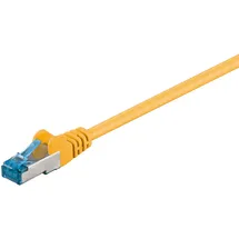 goobay CAT 6A Patchkabel, S/FTP (PiMF), Gelb